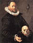 Frans Hals Portrait of a Man Holding a Skull WGA china oil painting artist